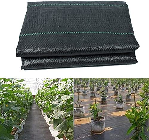 ZIMFANQI 3.3ft X 50ft Weed Barrier Landscape Fabric Garden Ground Cover Heavy Duty Weed Block Gardening Mat for Flower Bed Yard Garden Driveway Pathway
