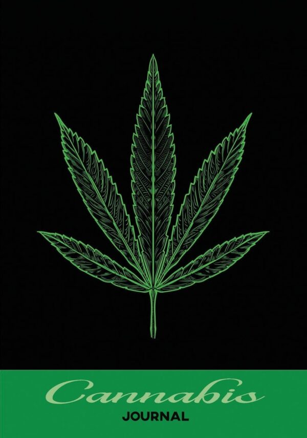 Marijuana Notebook: Lined Cannabis Journal with Prompts for Reviews & Notes Writing | Cannabis Gifts for People Who Smoke Weeds – Shinning Cannabis Leaf